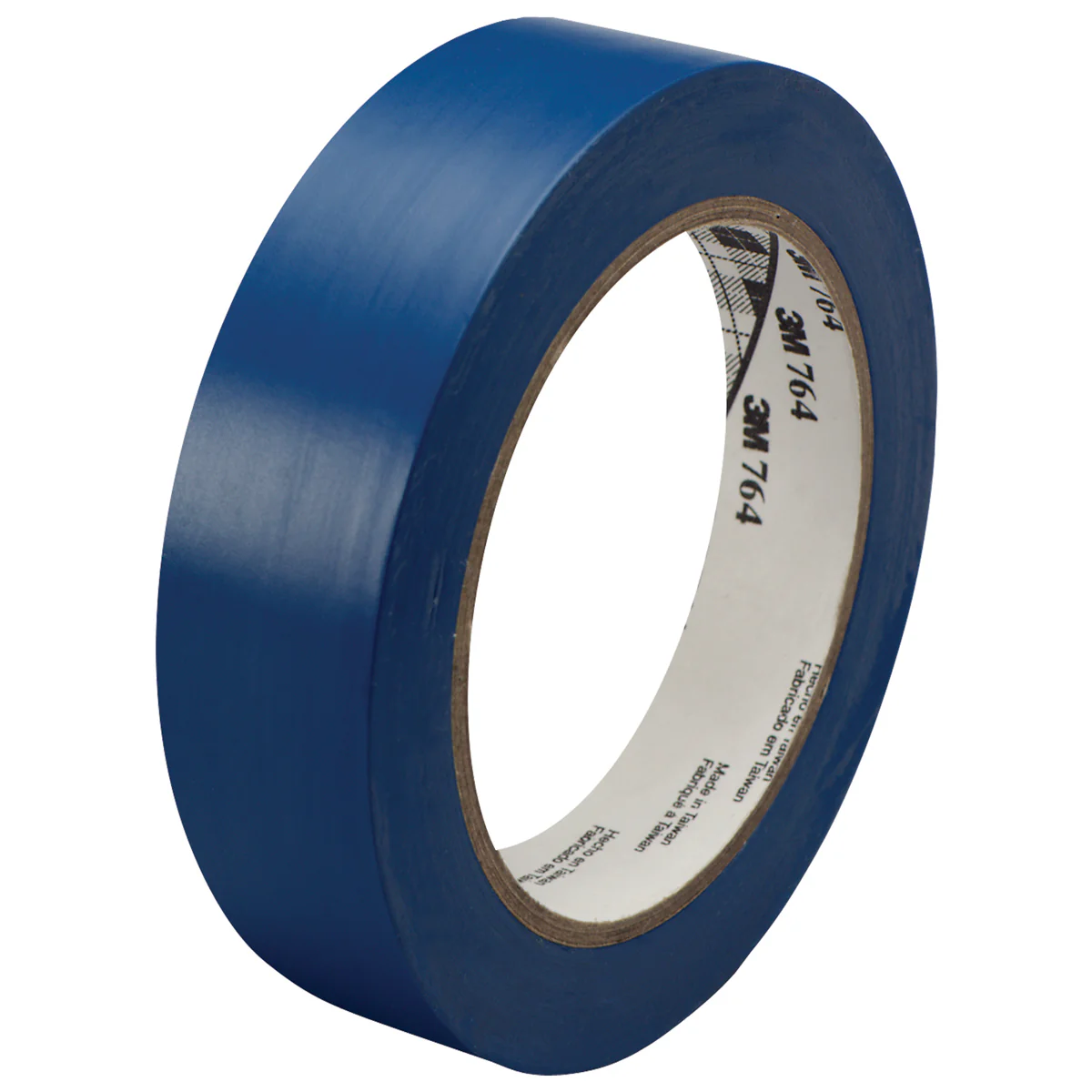 1" x 36 yds. Blue 3M 764 Vinyl Tape 6/Case