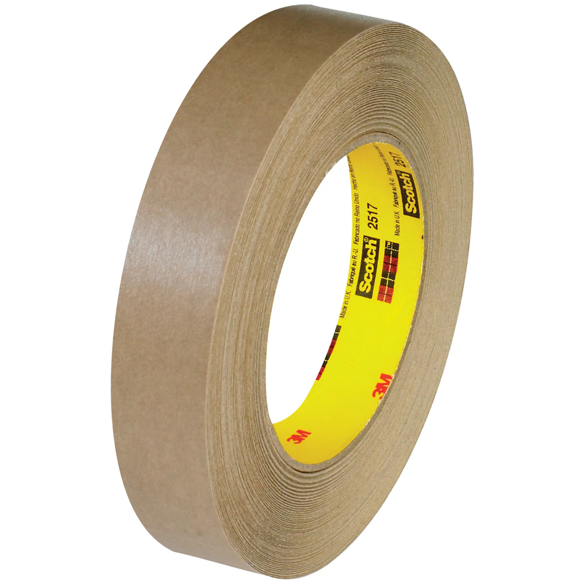 1" x 60 yds. 3M 2517 Flatback Tape 12/Case