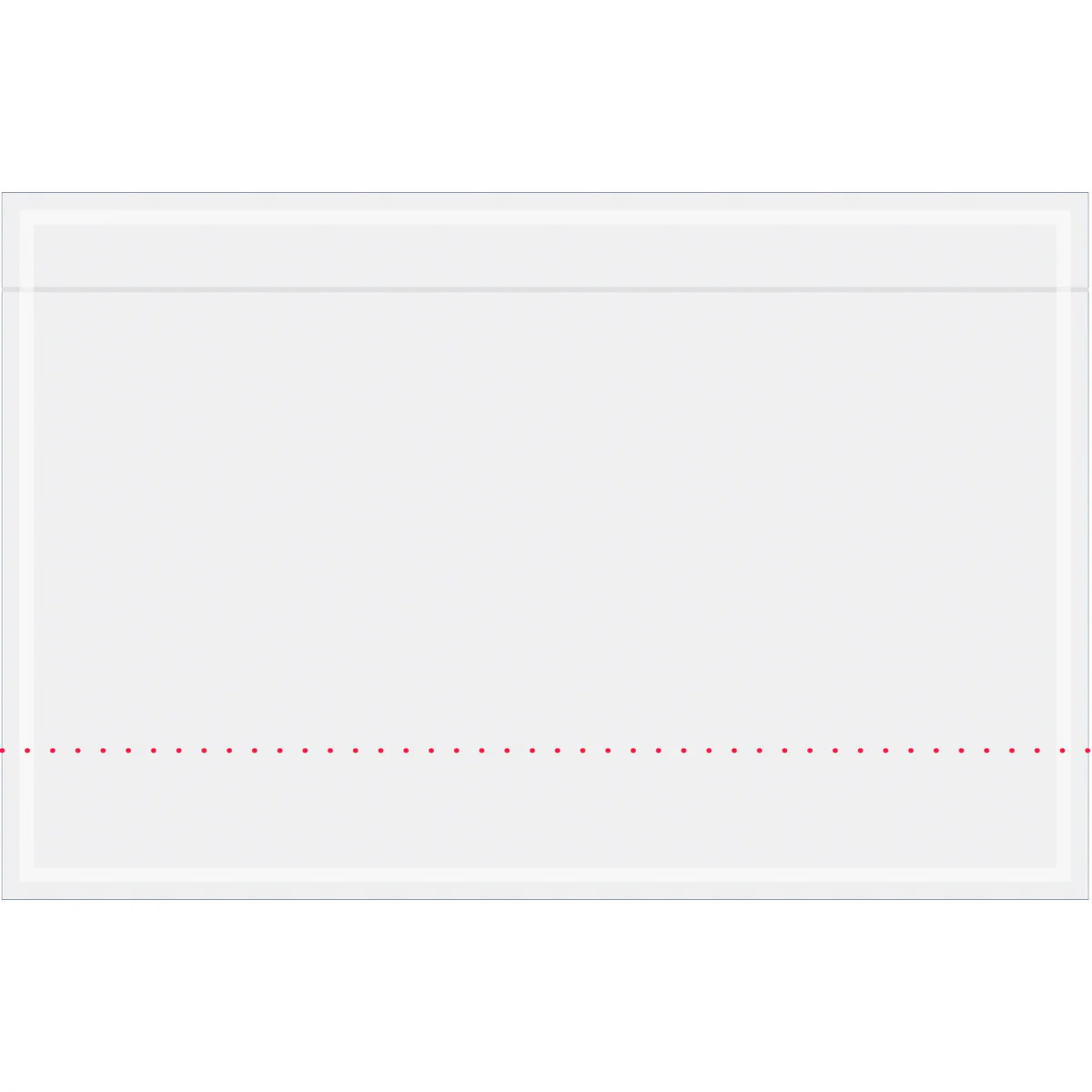 10-3/4 x 7 Clear Packing List Envelopes Envelopes 500/Case