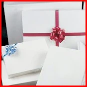 11 1/2 x 8 1/2 x 1 5/8 White Gloss Apparel Box 100/Case - Image 2