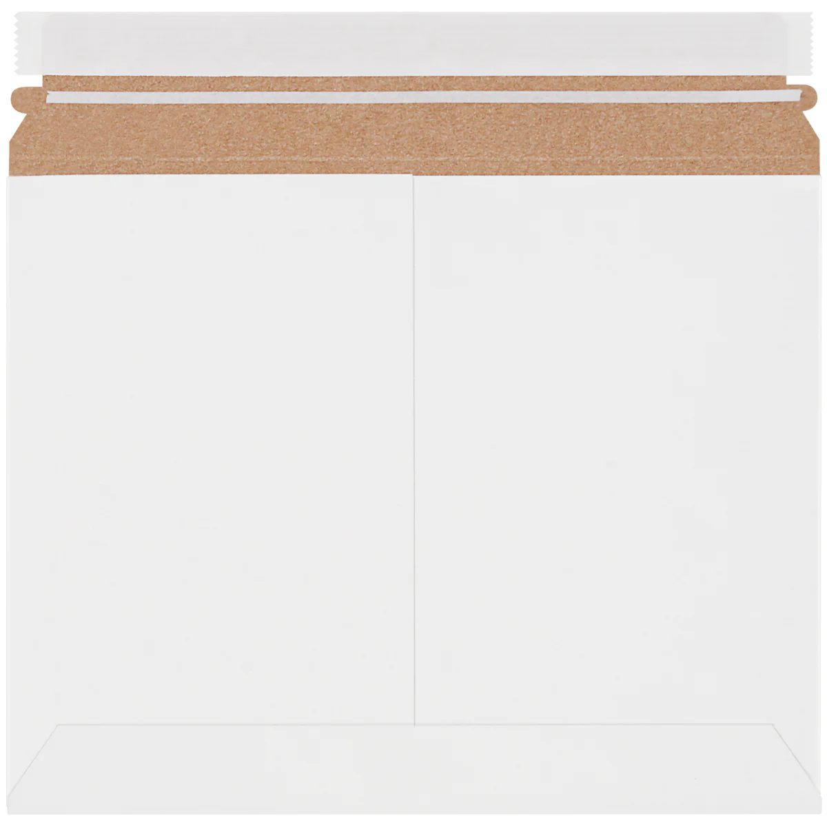 11 1/2 x 9 White Utility Grade Flat Mailers 200/Case