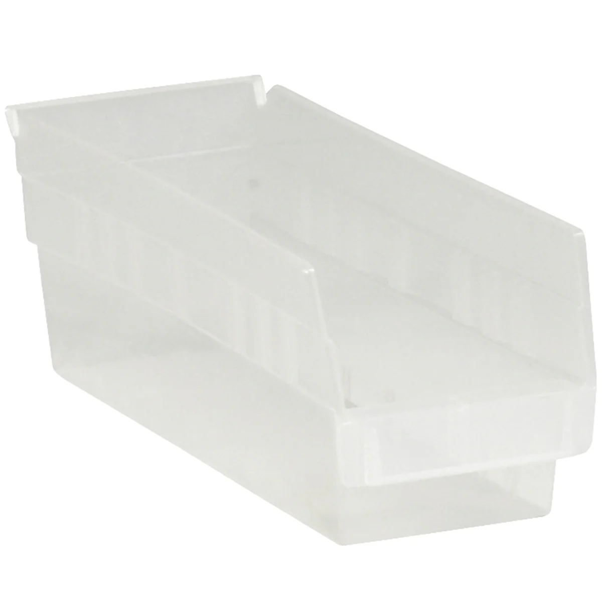 11 5/8 x 4 1/8 x 4 Clear Plastic Shelf Bin Boxes 36/Case