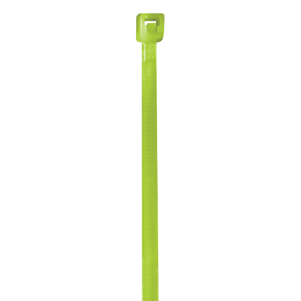 11" (50 lb Tensile) Fluorescent Green Cable Ties 1000/Case