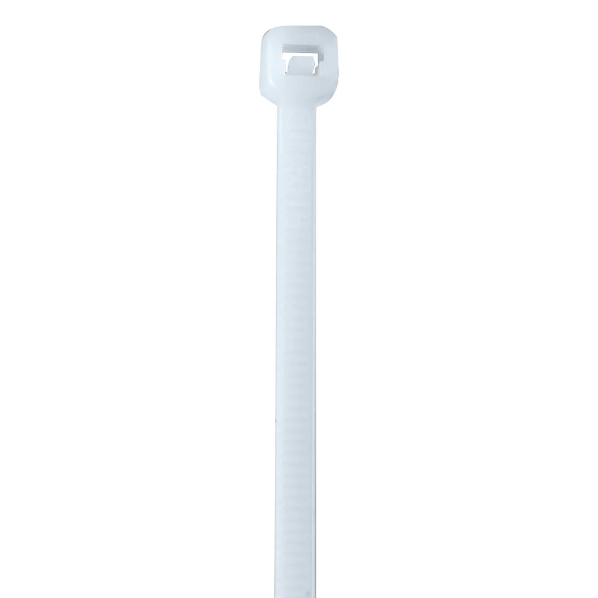 12" (50 lb Tensile) Clear Nylon Cable Ties 1000/Case
