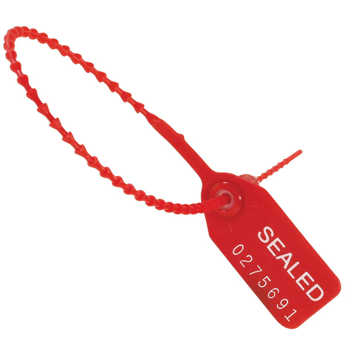 12" Red Tug Tight Pull-Tight Seals 100/Case