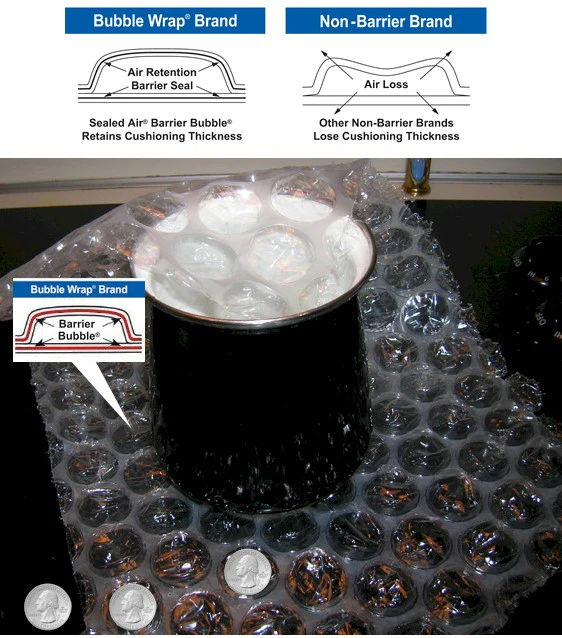 12" Wide (1/2" Thick) Bubble Wrap 62.5 Feet/Roll - Image 2
