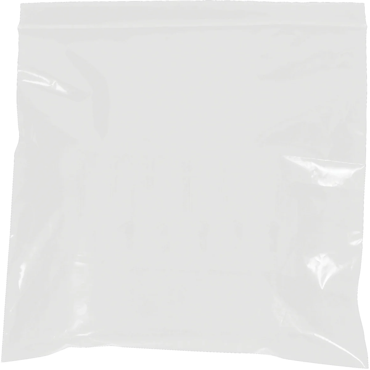 12 x 15 - 2 Mil White Reclosable Poly Bags 1000/Case