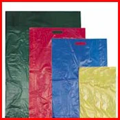 12 x 15 Navy Blue Hi-Density Flat Merchandise Bags (.60 mil thickness) 1000/Case - Image 2