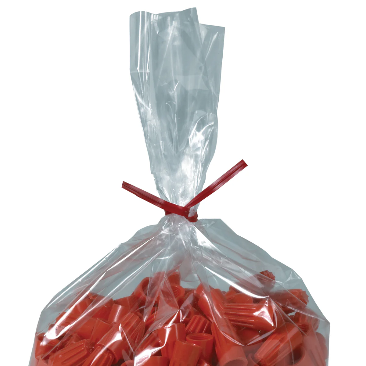 12 x 5/32 Red Plastic Twist Ties 2000/Case