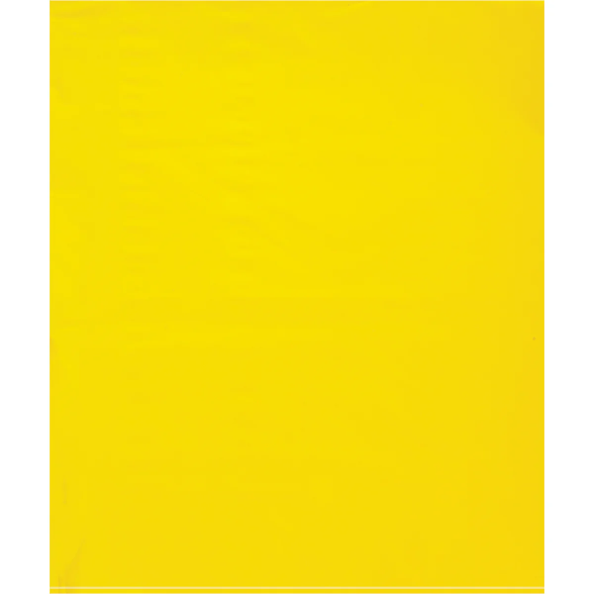 15 x 18 - 2 Mil Yellow Flat Poly Bags 1000/Case