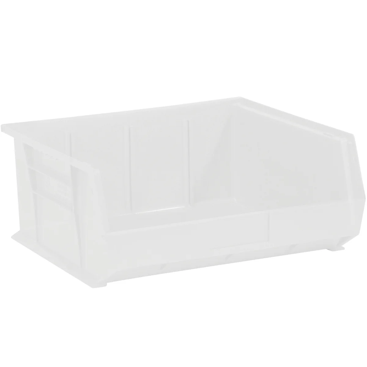 16 1/2 x 18 x 11 Clear Plastic Bin Boxes 3/Case