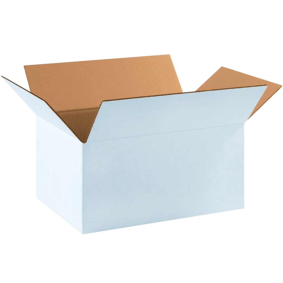17 1/4 x 11 1/4 x 8 White Corrugated Boxes 25/Bundle