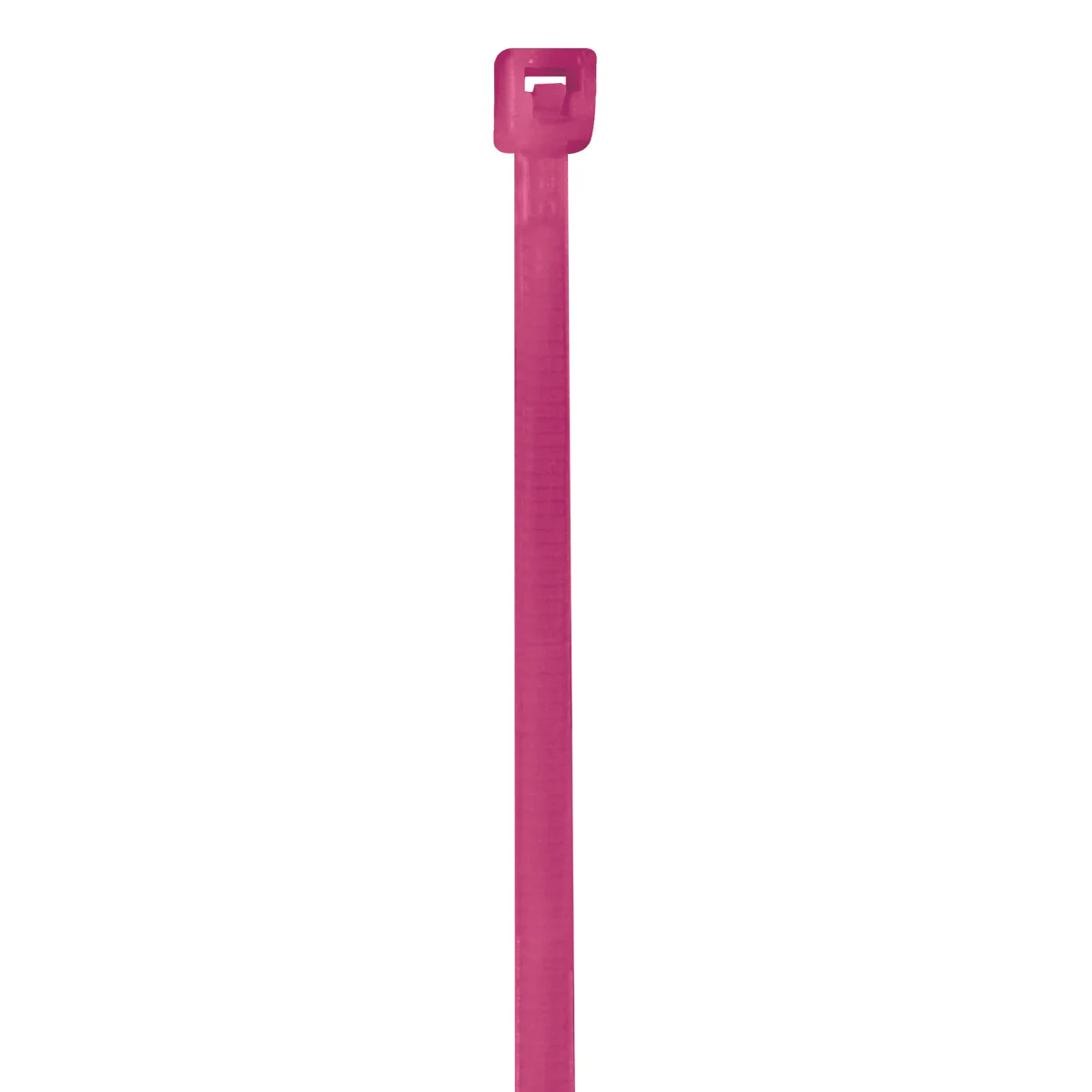18" (50 lb Tensile) Fluorescent Pink Cable Ties 500/Case