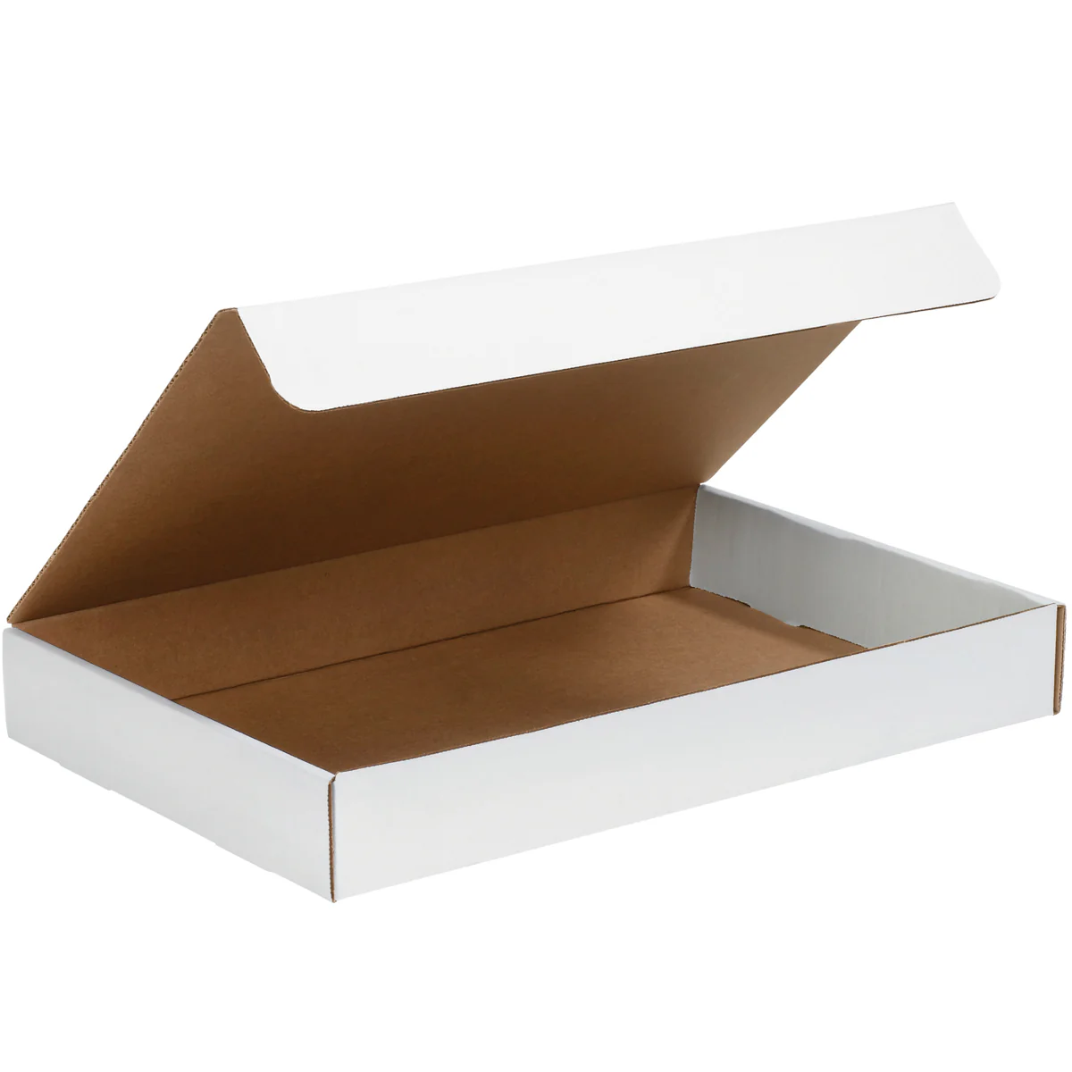 19 x 12 x 2 1/2 White Literature Mailers 50/Bundle