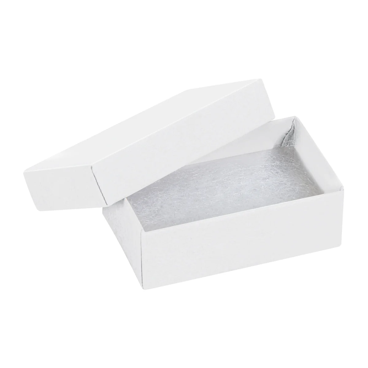 2 1/2 x 1 1/2 x 7/8 White Jewelry Box 100/Case