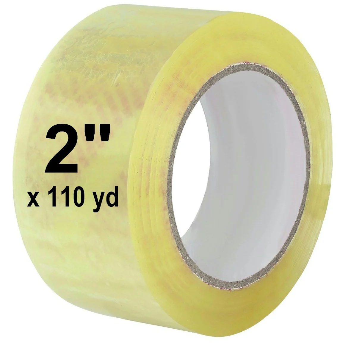 2" x 110 Yard Clear (2 mil) Packing Tape - 6/Case - Image 3
