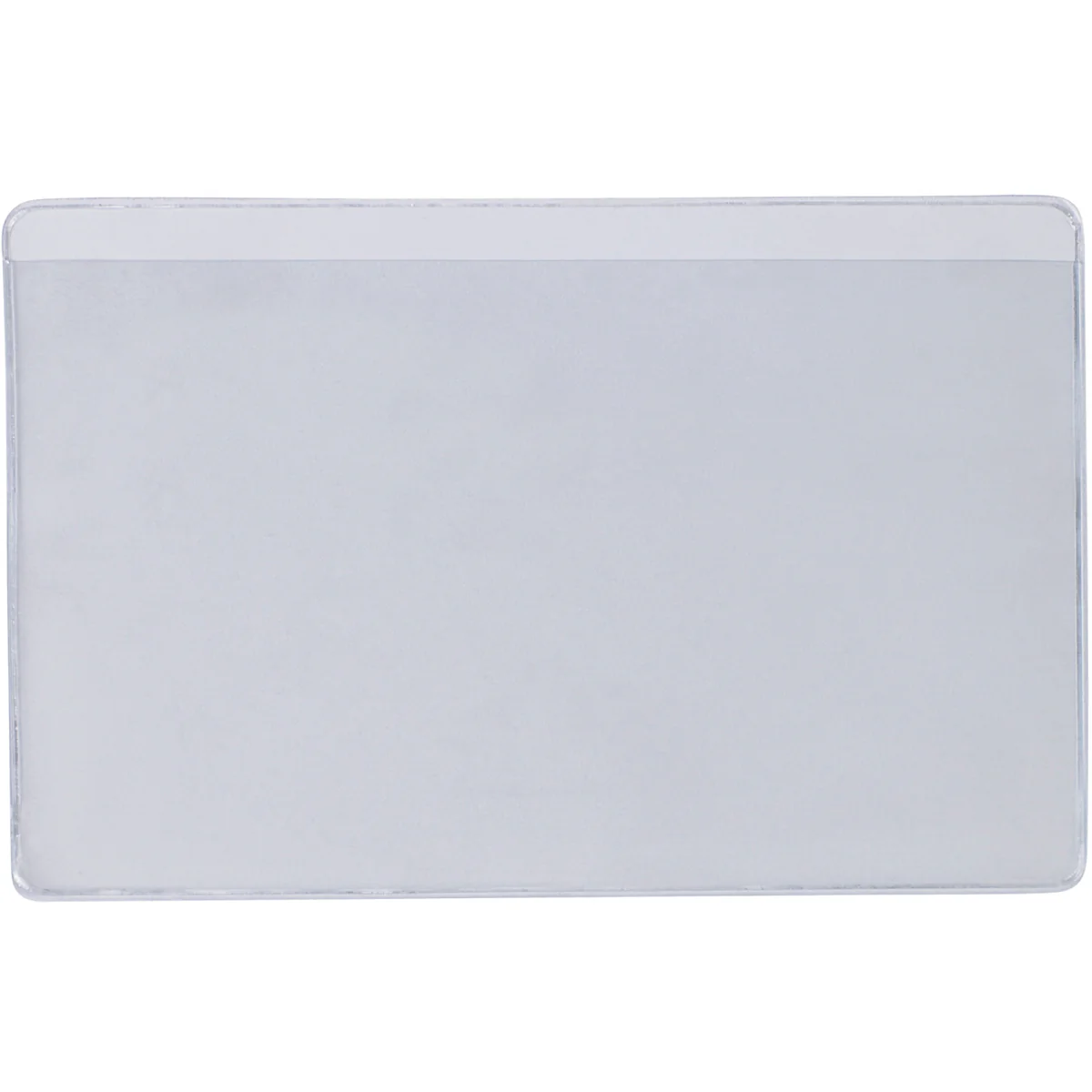 2 x 3 1/2 Super-Scan Press-On Vinyl Envelopes - Long Side Open 50/Case