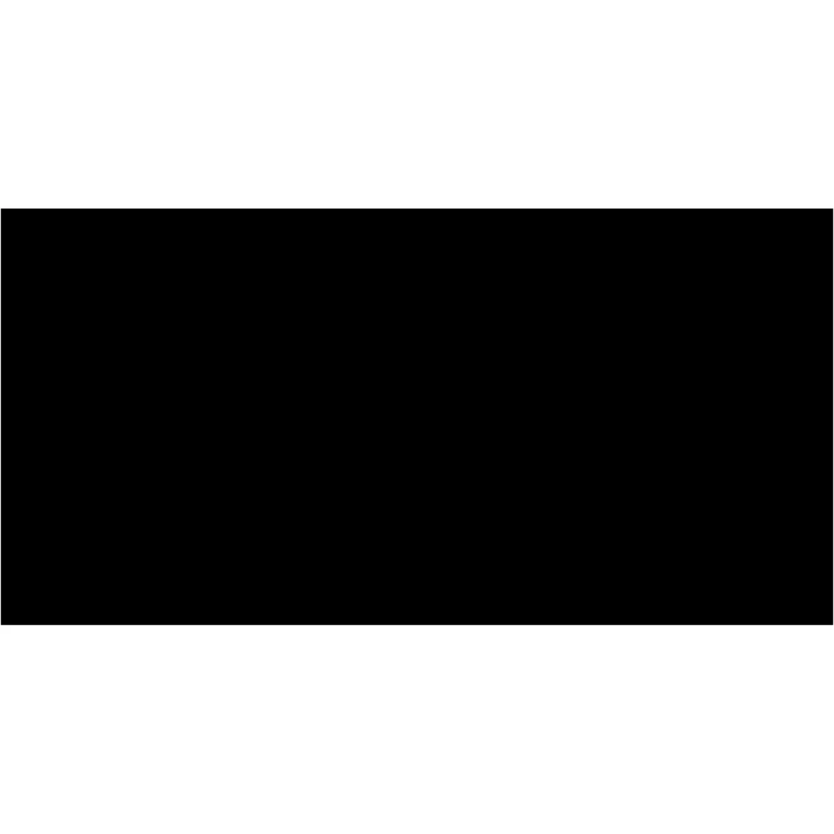 2 x 4" Black Inventory Rectangle Labels 500/Roll