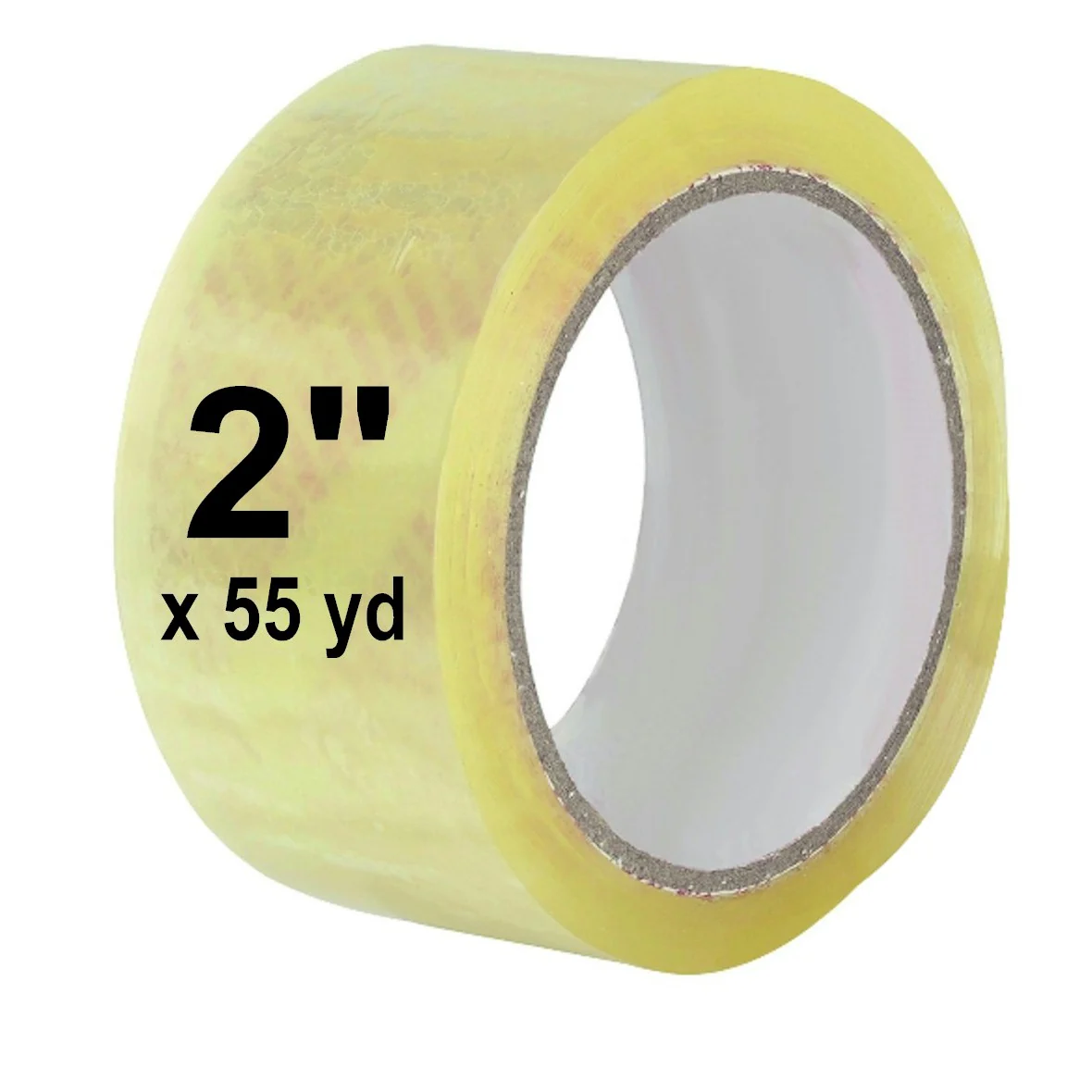 2" x 55 Yard Clear (3 mil) Packing Tape - 6/Case - Image 3