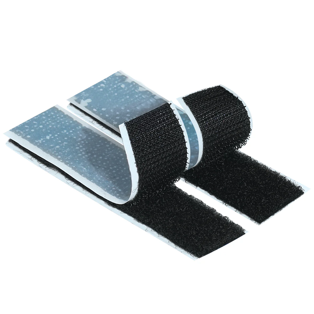 2" x 75 Feet Black Hook Individual Tape Strips