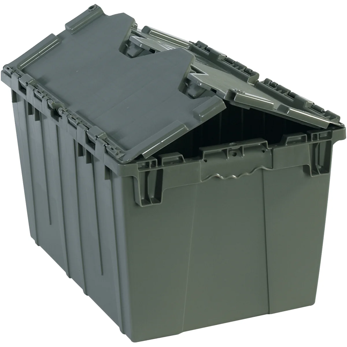 20 1/4 x 14 1/4 x 12 3/4 Gray Round Trip Tote