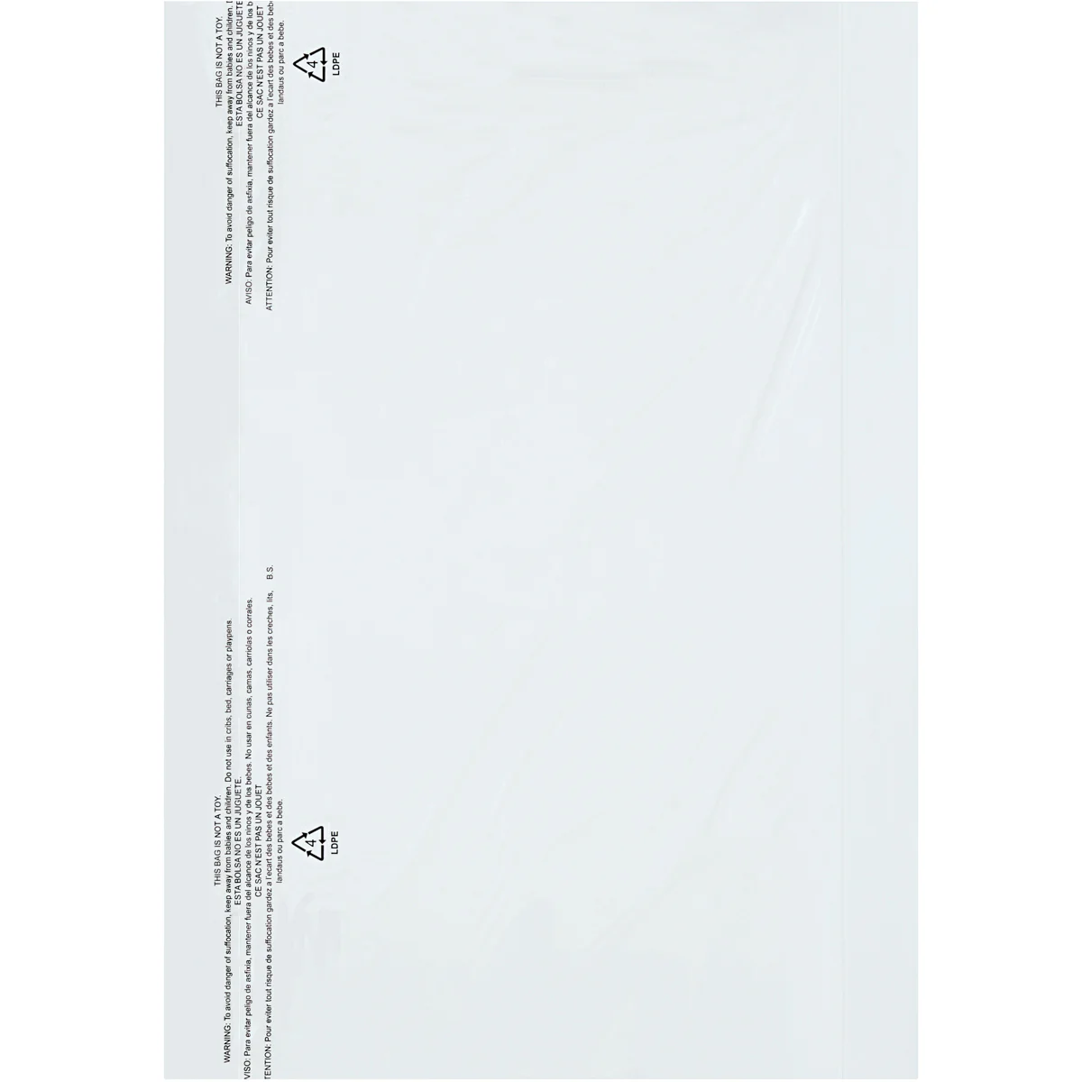 21 x 7 x 54 Clear Garment Bags