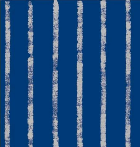 24" x 100 Feet Bands of Silver Navy Kraft Cutter Box Gift Wrap