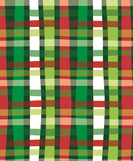 24" x 100 Feet Christmas Weave Cutter Box Gift Wrap