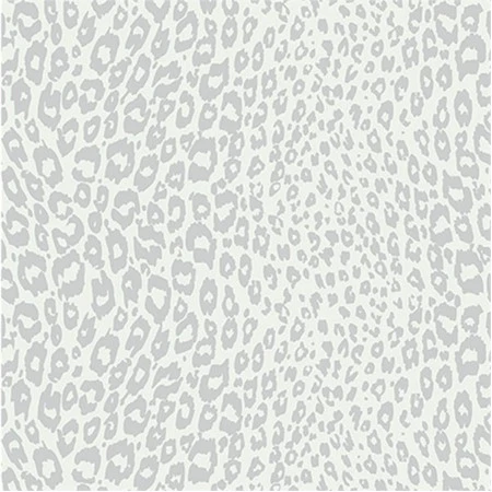 24" x 100 Feet Silver Cheetah Cutter Box Gift Wrap