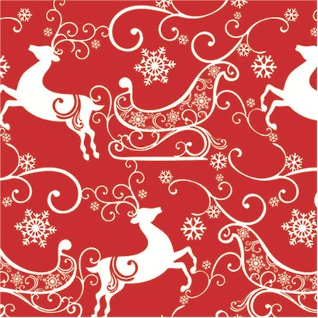 24" x 100 Feet Sleigh Ride Cutter Box Gift Wrap