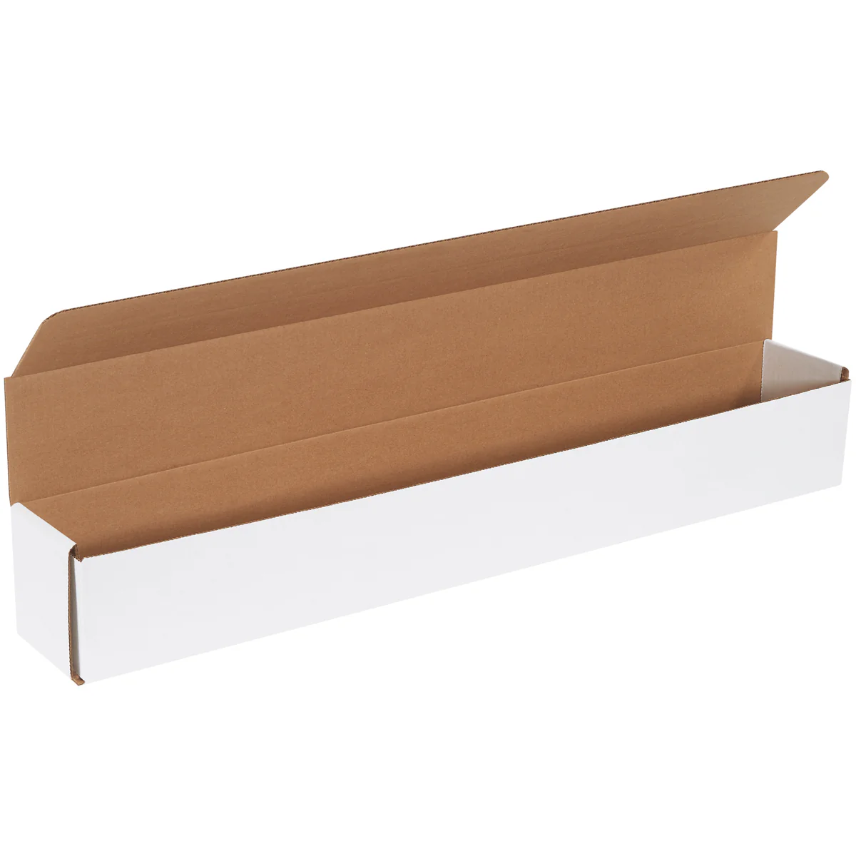 24 x 4 x 4 White Corrugated Mailers 50/Bundle