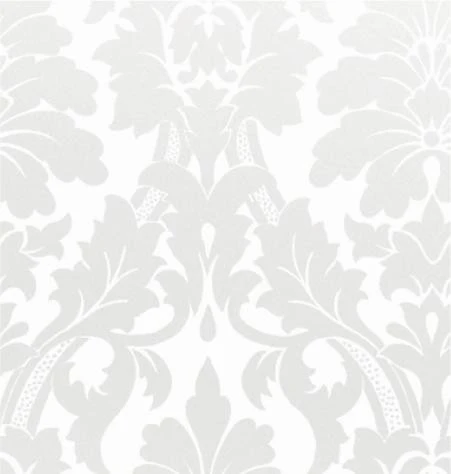 24" x 417 Feet Gothic Flourish Pearl White Half Ream Gift Wrap
