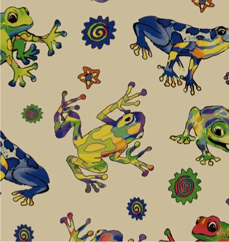 24" x 417 Feet Hop To It Kraft Half Ream Gift Wrap