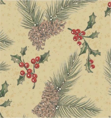 24" x 417 Feet Pine Kraft Half Ream Gift Wrap