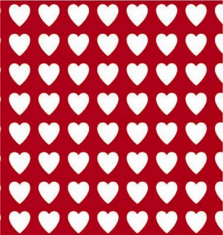 24" x 833 Feet Valentines Full Ream Gift Wrap