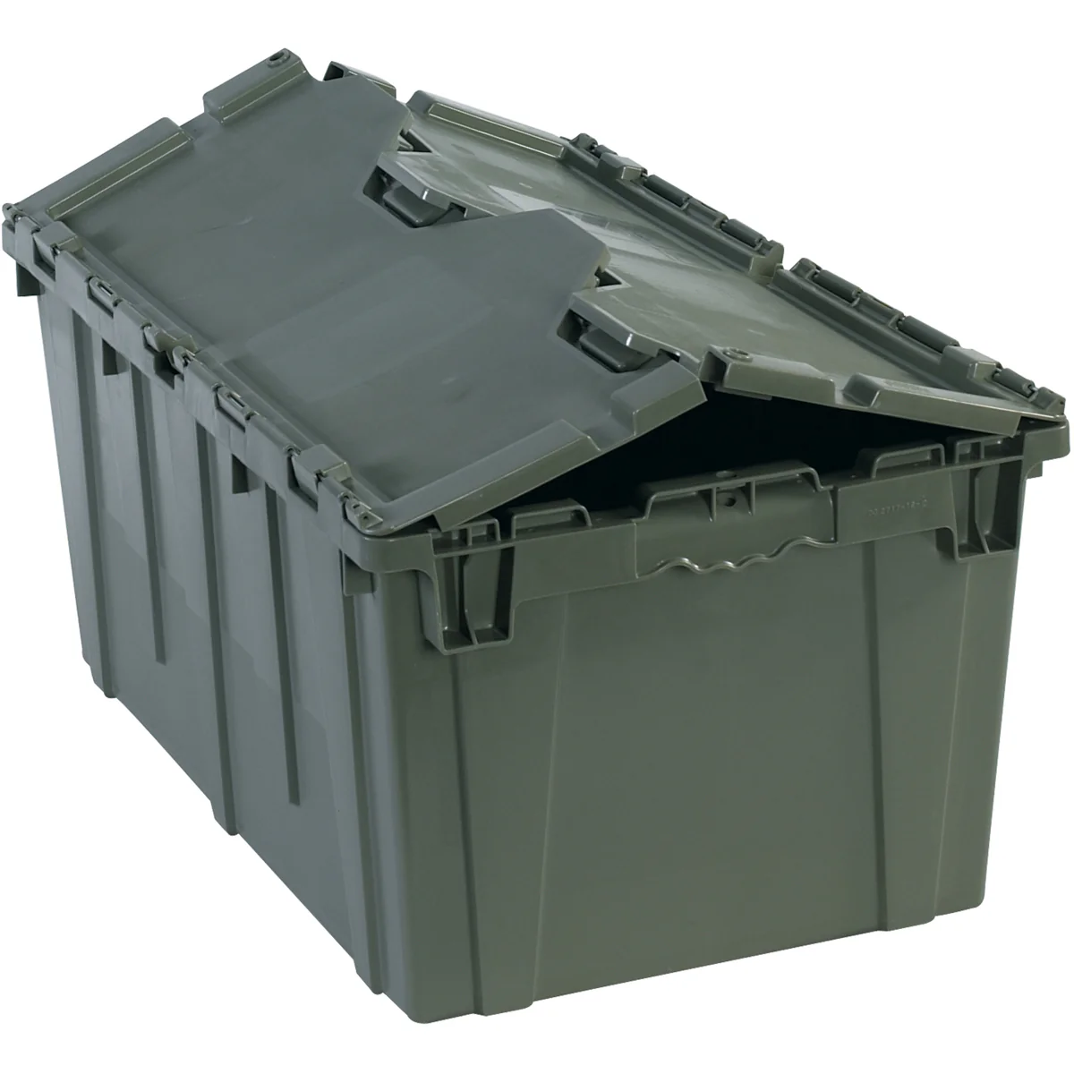 25 3/4 x 16 x 12 1/2 Gray Round Trip Tote