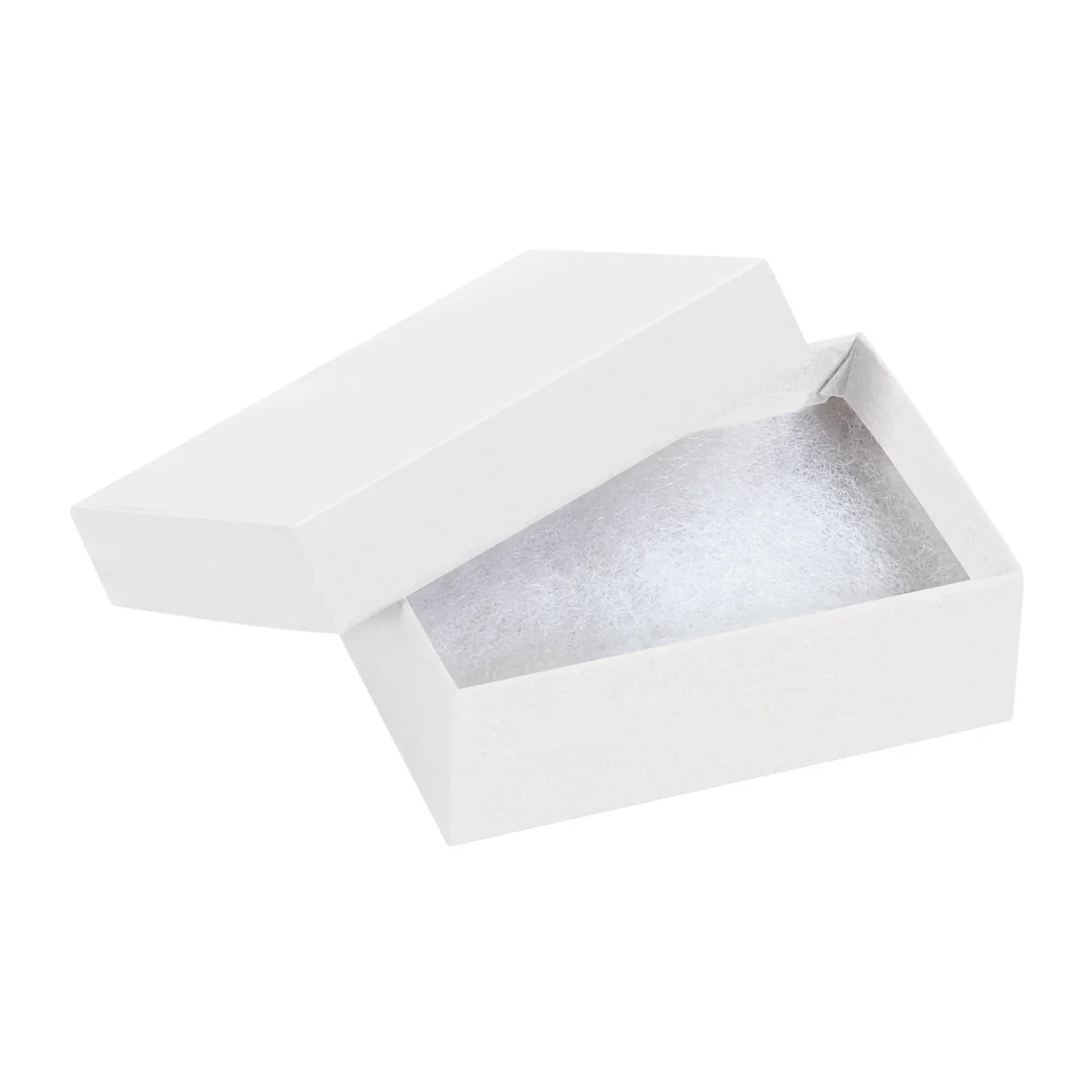 3 1/16 x 2 1/8 x 1 White Jewelry Box 100/Case