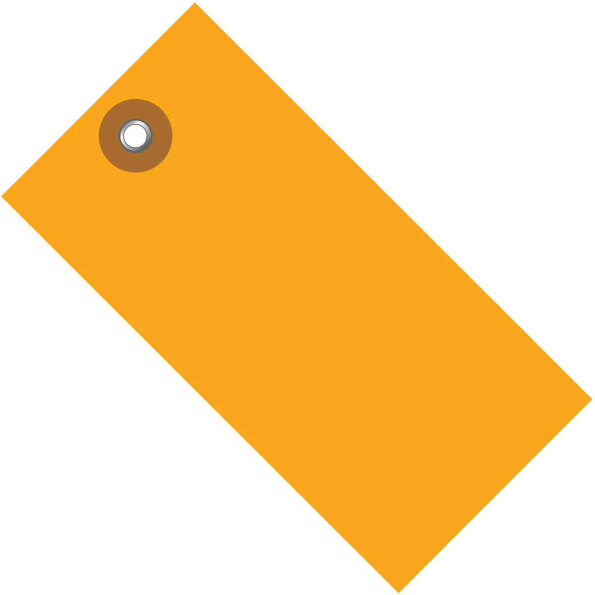 3 3/4 x 1 7/8 Orange Tyvek Shipping Tag 100/Case