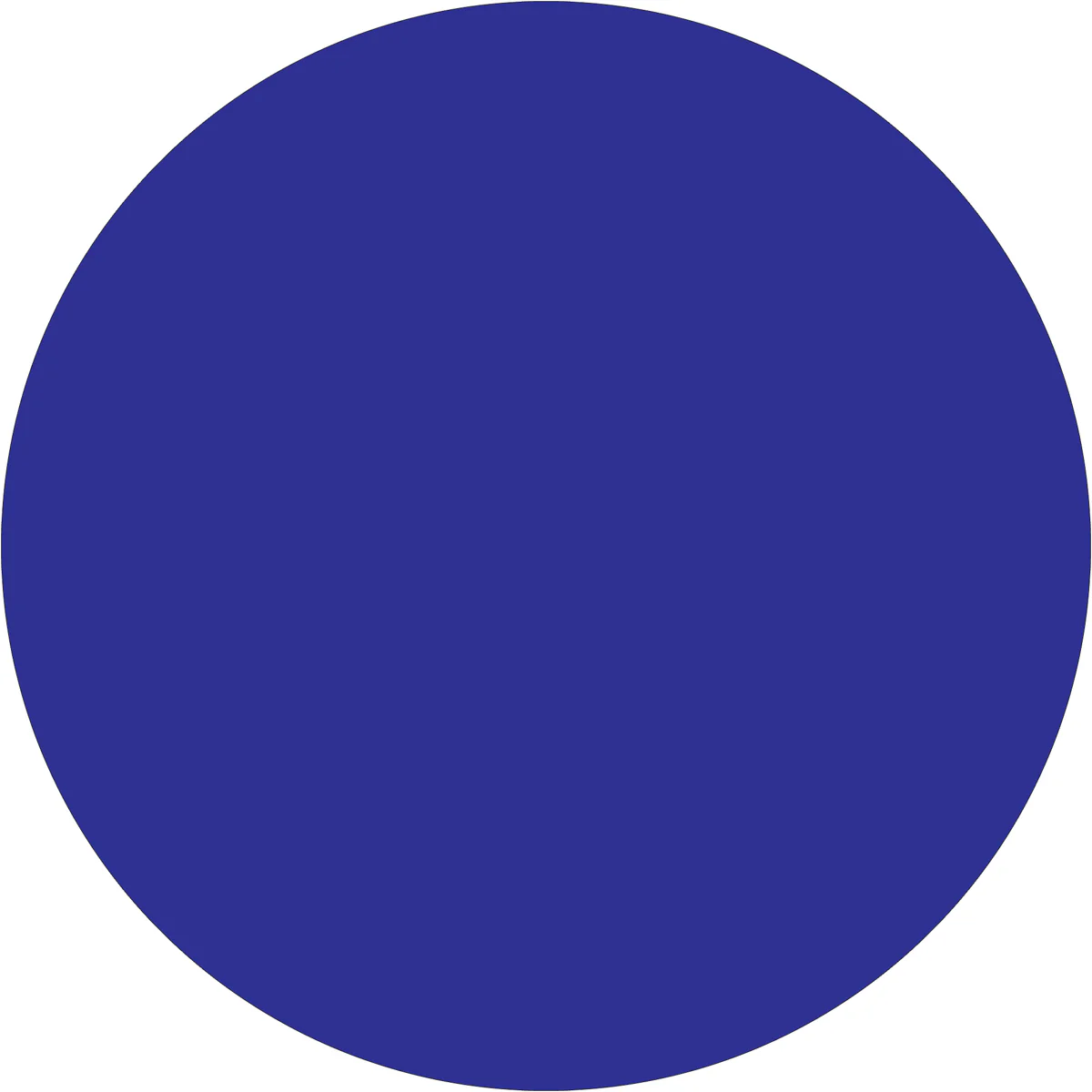 3/4" Dark Blue Inventory Circle Labels 500/Roll