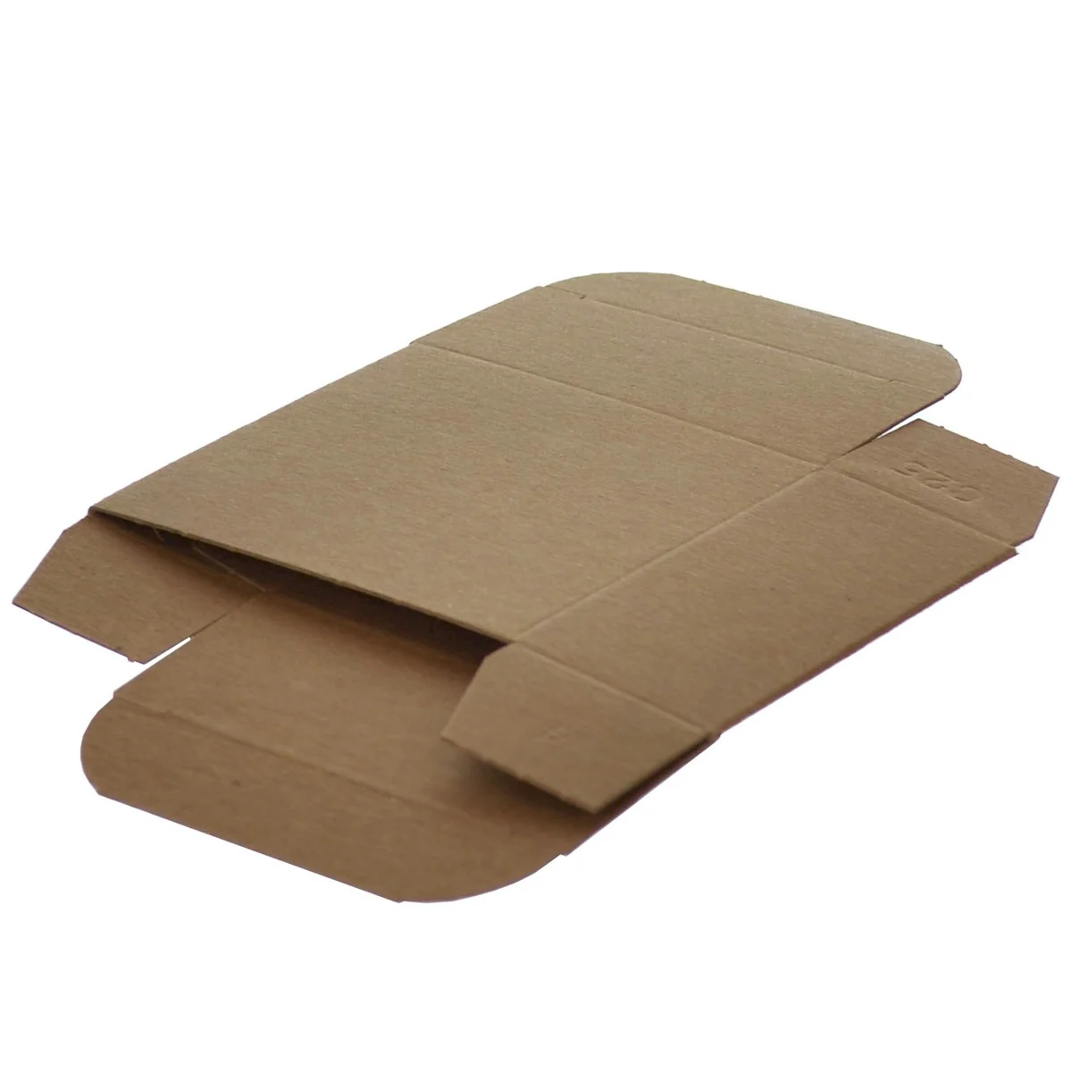 3 x 1 5/16 x 3 Brown 24pt 1-pc Chipboard Folding Carton 1000/Case - Image 2