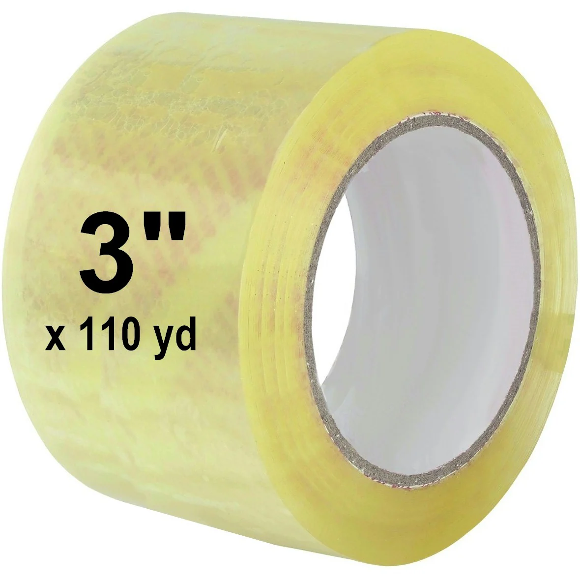 3" x 110 Yard Clear (2 mil) Packing Tape 24/Case - Image 3