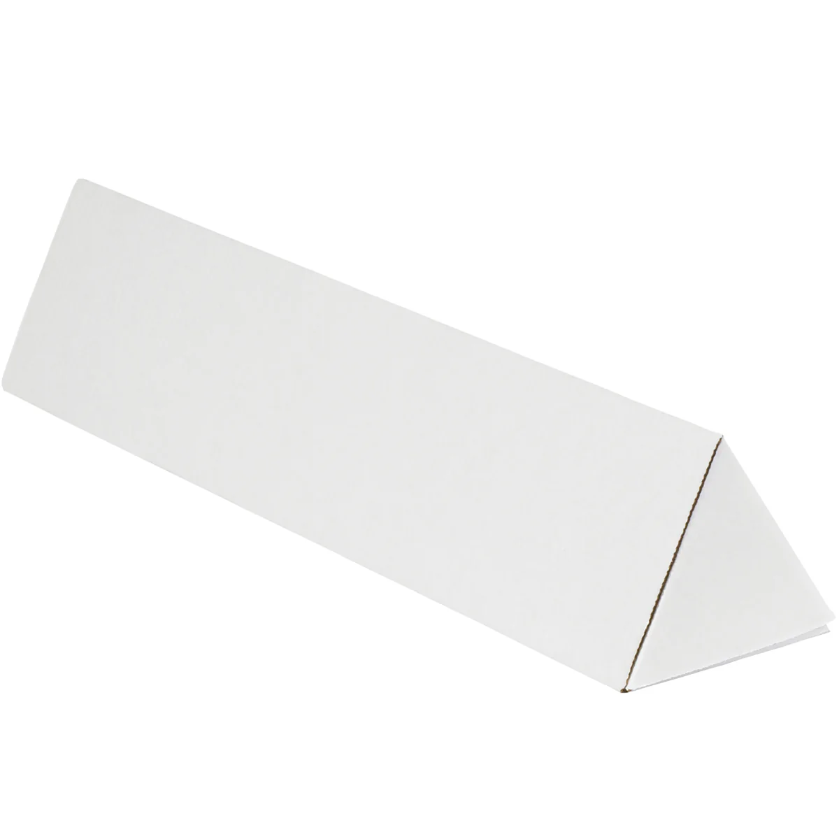 3 x 18 1/4 Triangular White Corrugated Mailing Tube 50/Bundle
