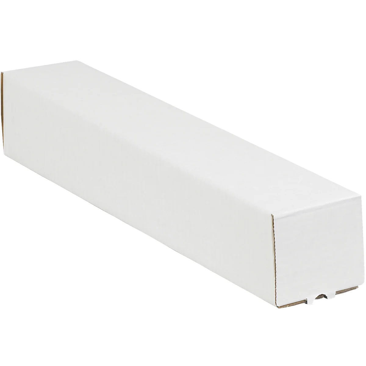 3 x 3 x 12 Square White Corrugated Mailing Tube 25/Bundle