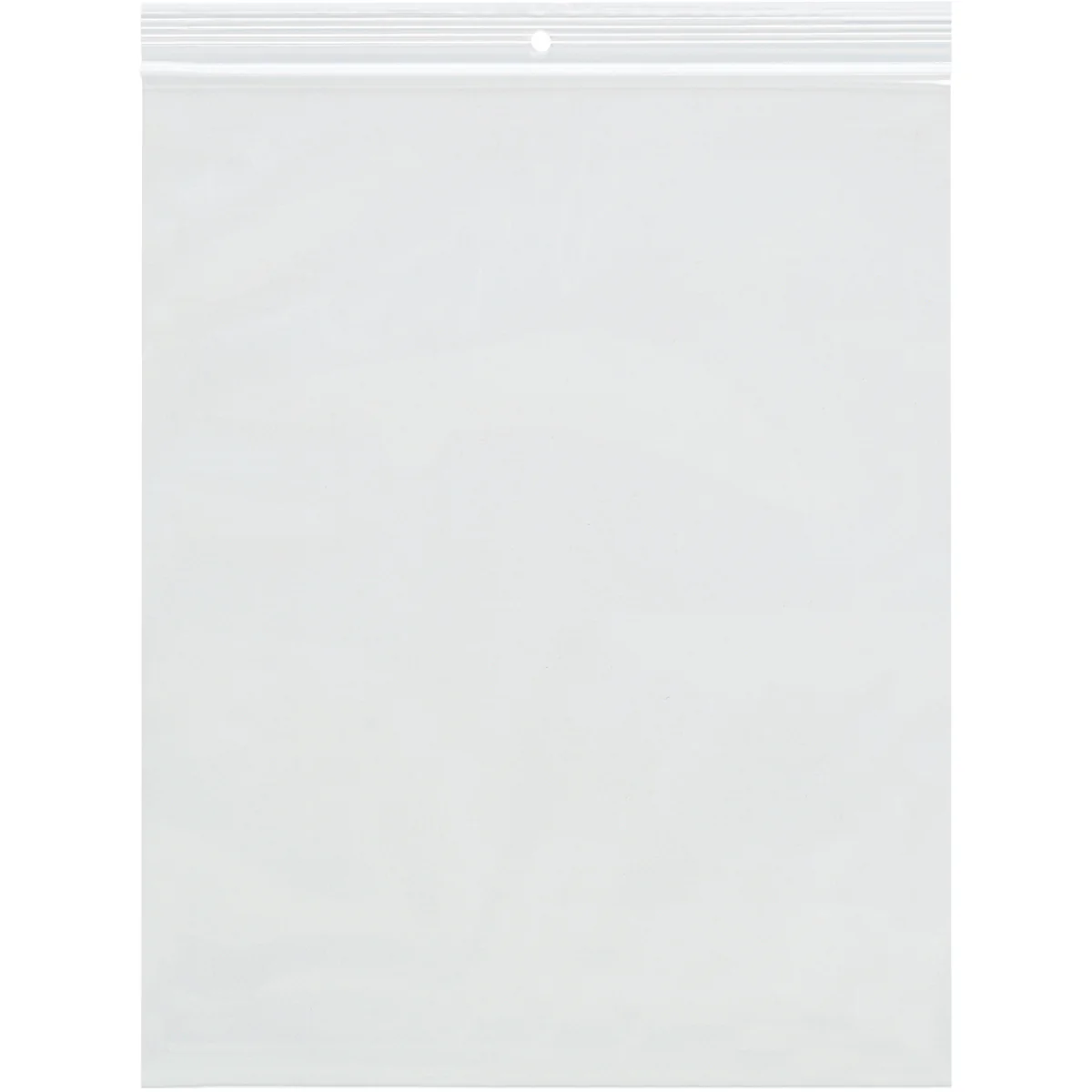 3 x 4 (4 mil) Reclosable Poly Bags With Hang Hole 1000/Case