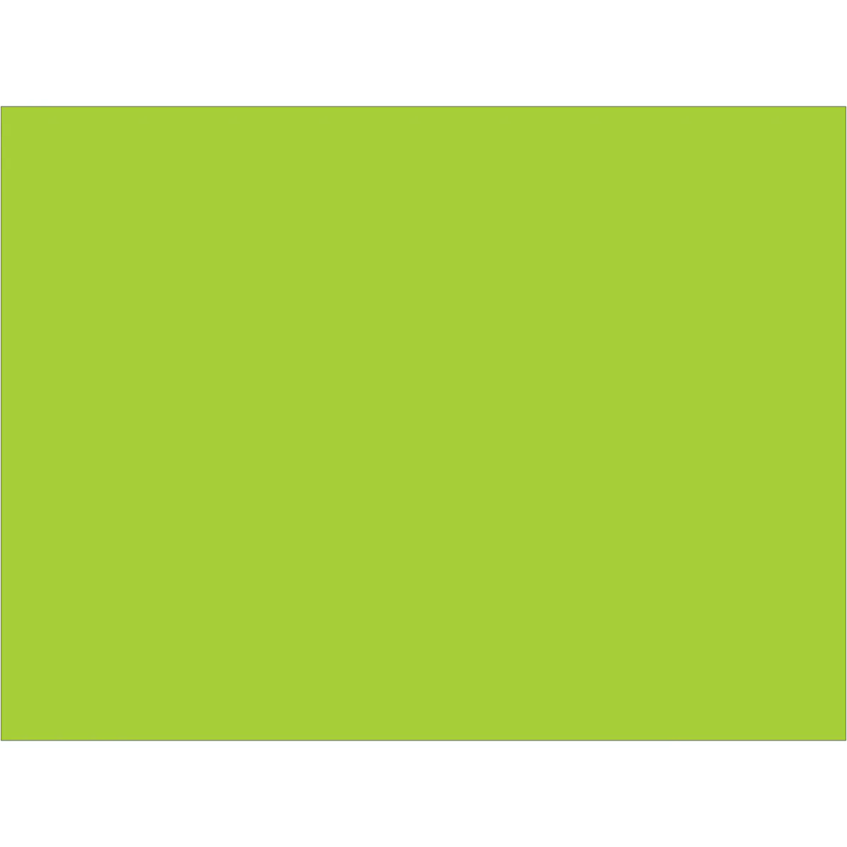 3 x 4" Fluorescent Green Inventory Rectangle Labels 500/Roll