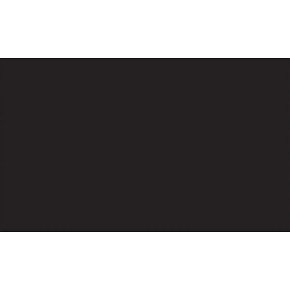 3 x 5" Black Inventory Rectangle Labels 500/Roll