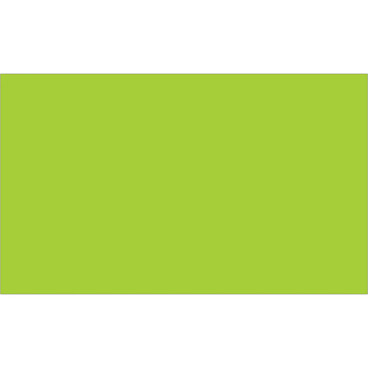 3 x 5" Fluorescent Green Inventory Rectangle Labels 500/Roll