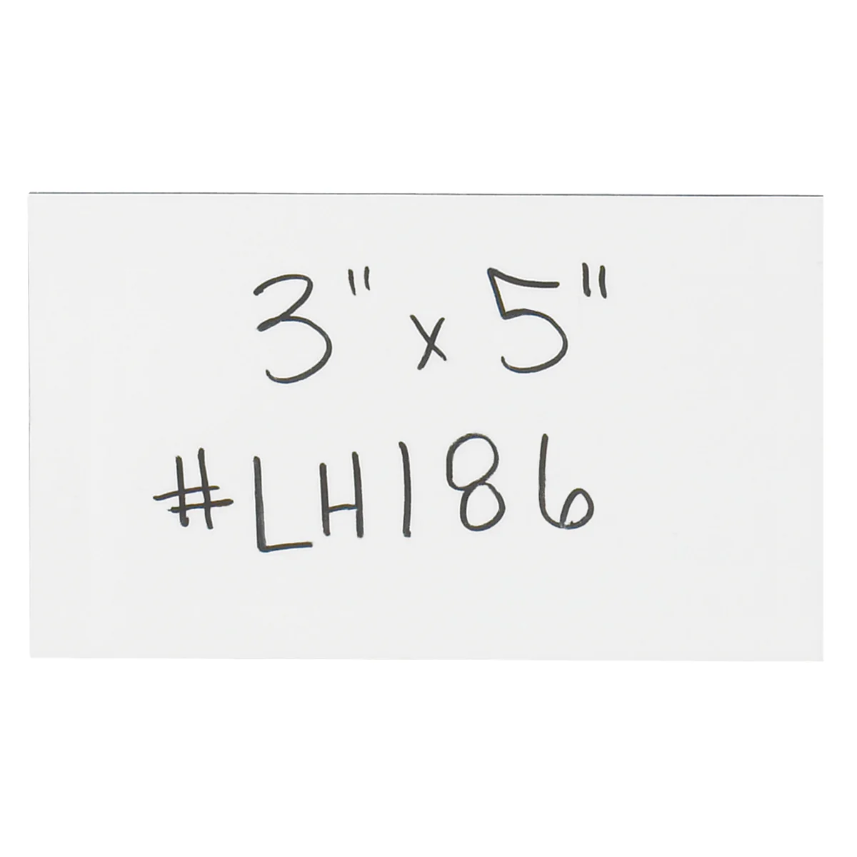3 x 5 White Warehouse Labels - Magnetic Strips 25/Case