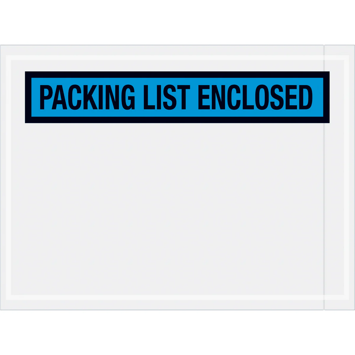 4-1/2 x 6 Packing List Enclosed Envelopes (Panel Face) - BLUE 1000/Case