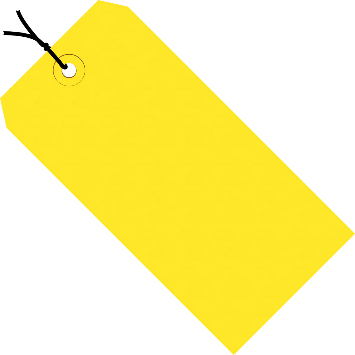 4-1/4 x 2-1/8 Pre-Strung Yellow Tags (THICK BOARD - 13 POINT) 1000/Case